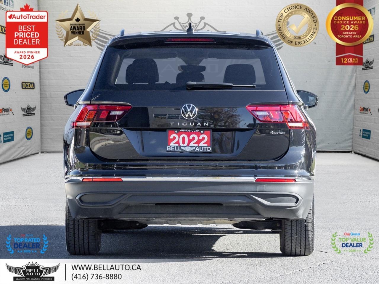 2022 Volkswagen Tiguan Comfortline | B.CAM | PANO | LTHR | WRLSCHRGR | NOACCIDENT Toronto ON