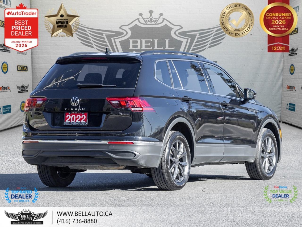 2022 Volkswagen Tiguan Comfortline | B.CAM | PANO | LTHR | WRLSCHRGR | NOACCIDENT Toronto ON