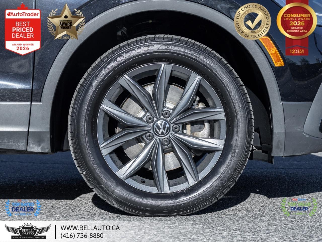 2022 Volkswagen Tiguan Comfortline | B.CAM | PANO | LTHR | WRLSCHRGR | NOACCIDENT Toronto ON