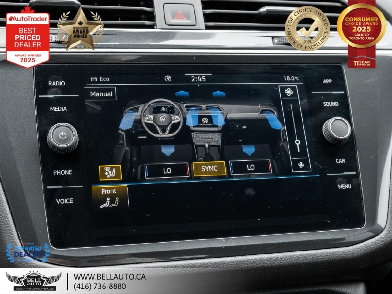 2022 Volkswagen Tiguan Comfortline R-Line Black Edition | 7PASS | B.CAM | PANO | NOACCIDENT Toronto ON