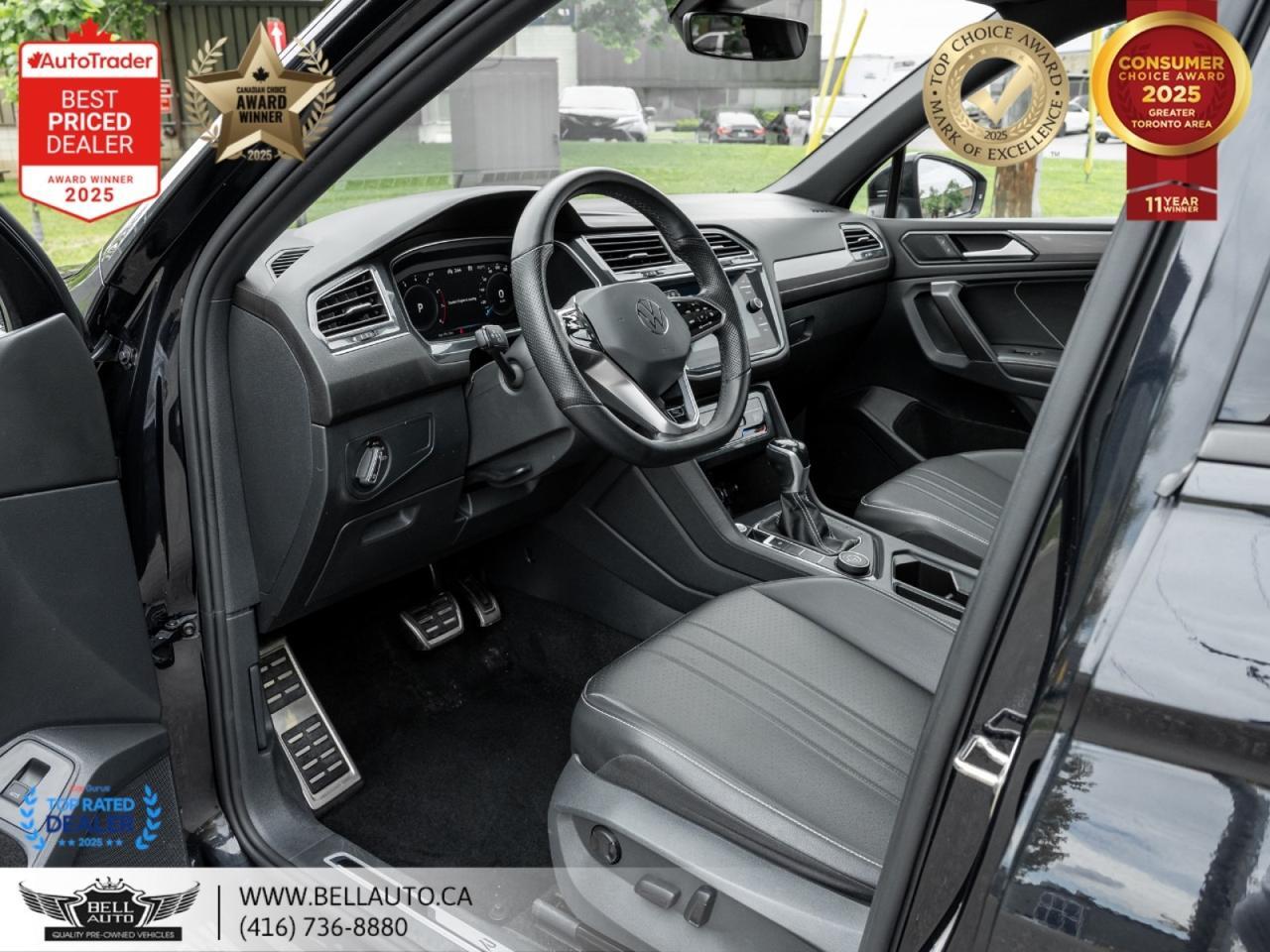 2022 Volkswagen Tiguan Comfortline R-Line Black Edition | 7PASS | B.CAM | PANO | NOACCIDENT Toronto ON