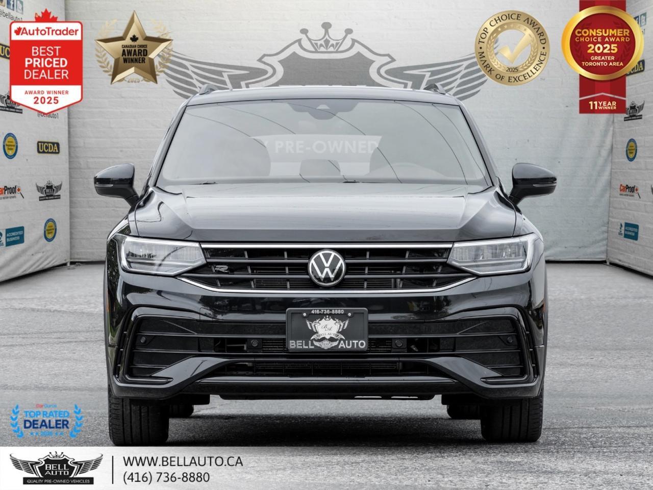 2022 Volkswagen Tiguan Comfortline R-Line Black Edition | 7PASS | B.CAM | PANO | NOACCIDENT Toronto ON