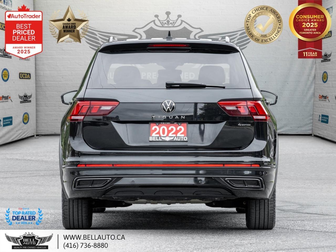 2022 Volkswagen Tiguan Comfortline R-Line Black Edition | 7PASS | B.CAM | PANO | NOACCIDENT Toronto ON
