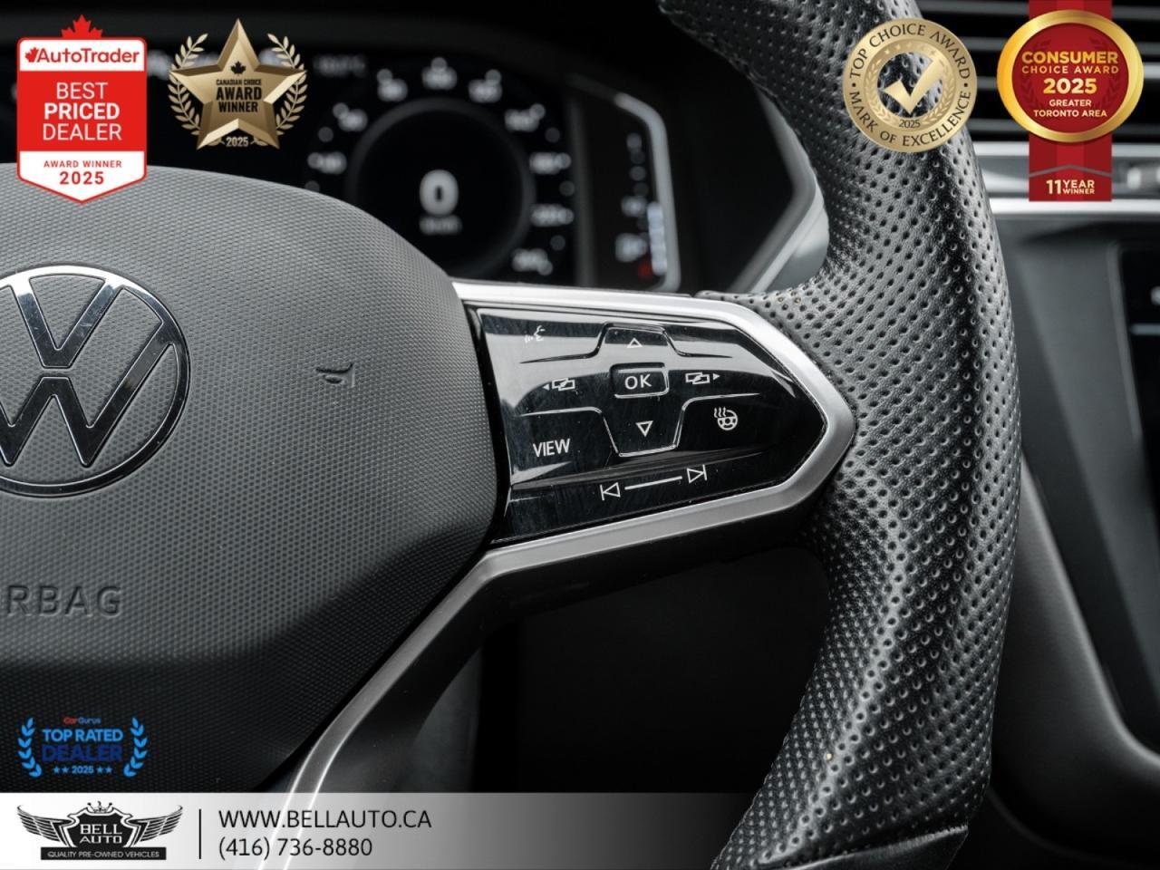 2022 Volkswagen Tiguan Comfortline R-Line Black Edition | 7PASS | B.CAM | PANO | NOACCIDENT Toronto ON
