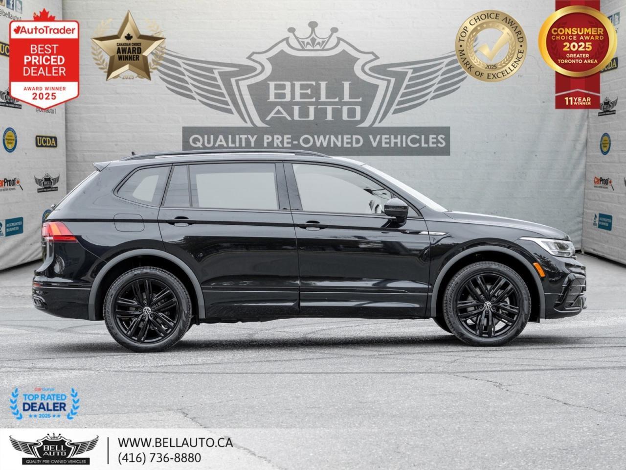 2022 Volkswagen Tiguan Comfortline R-Line Black Edition | 7PASS | B.CAM | PANO | NOACCIDENT Toronto ON