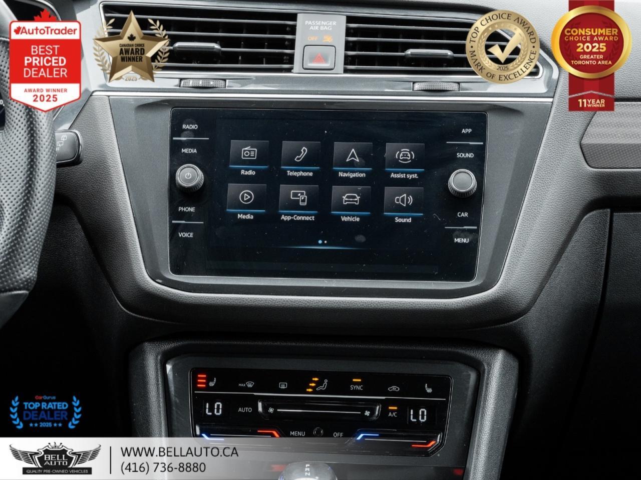 2022 Volkswagen Tiguan Comfortline R-Line Black Edition | 7PASS | B.CAM | PANO | NOACCIDENT Toronto ON