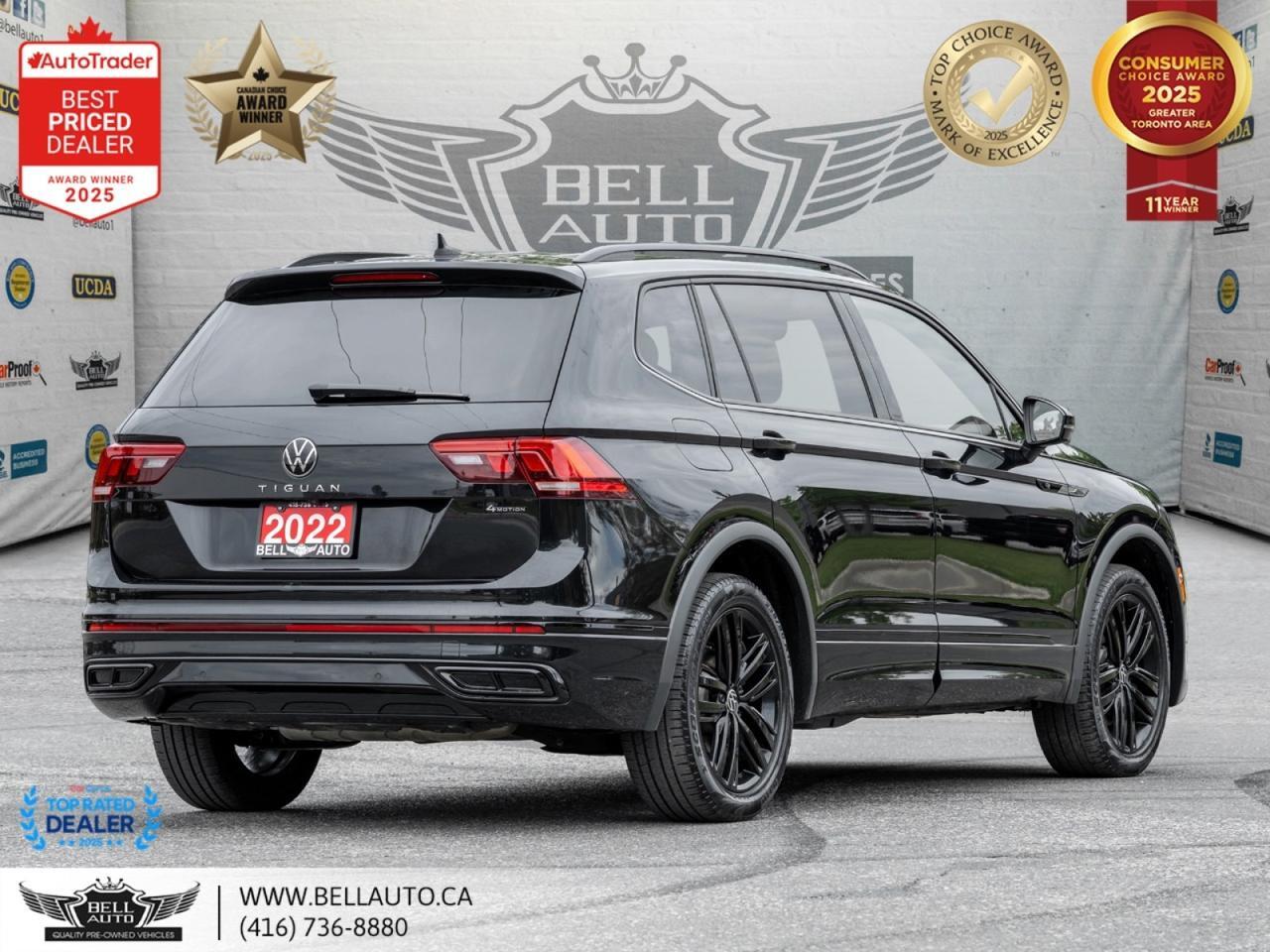 2022 Volkswagen Tiguan Comfortline R-Line Black Edition | 7PASS | B.CAM | PANO | NOACCIDENT Toronto ON