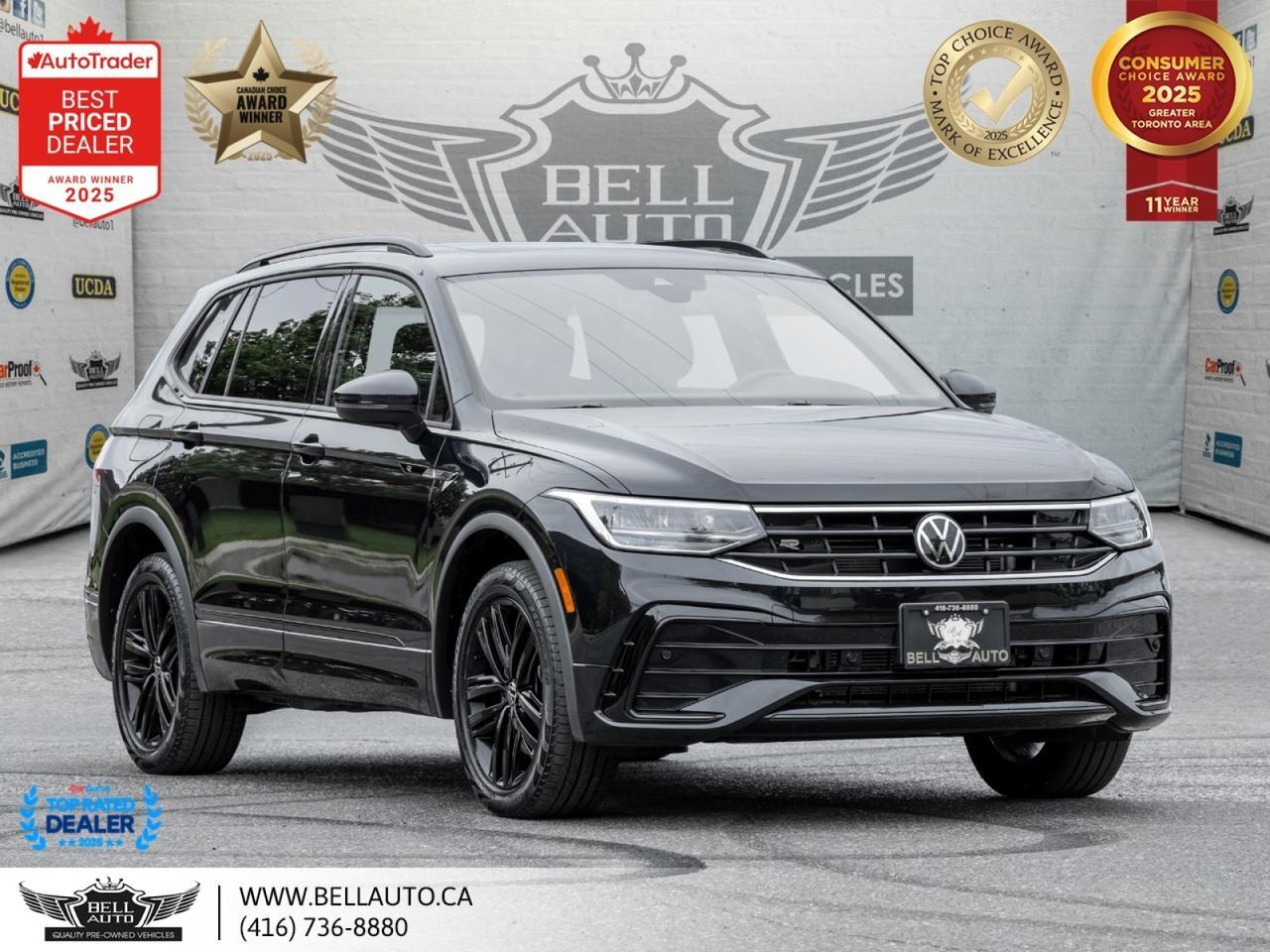 2022 Volkswagen Tiguan Comfortline R-Line Black Edition 7-PASS PANOROOF B.CAM NOACCIDENT