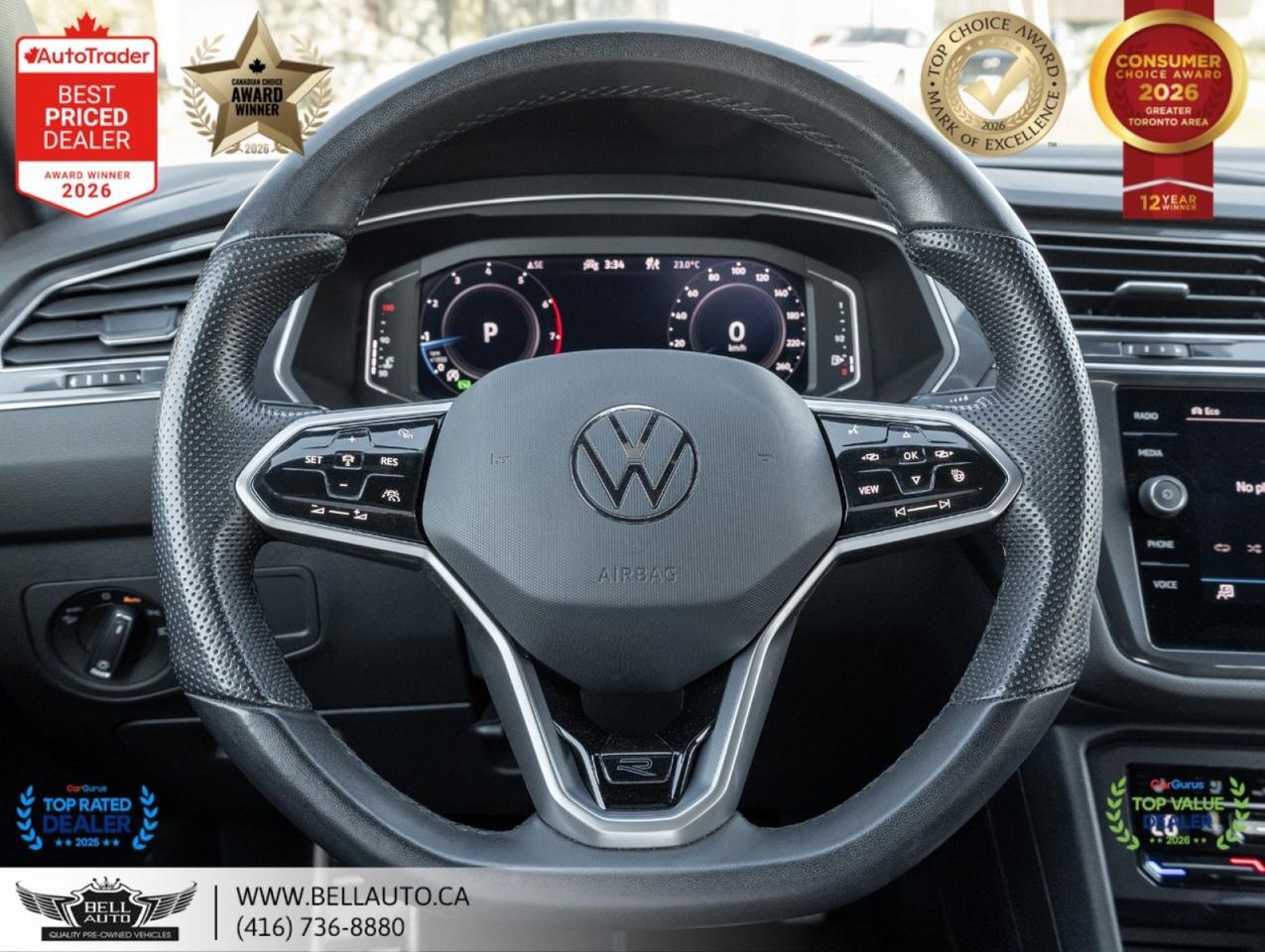 2022 Volkswagen Tiguan Highline R-Line | 7PASS | NAVI | B.CAM | PANO | FENDERAUDIO | WRLSCHRGR | NOACCIDENT Toronto ON