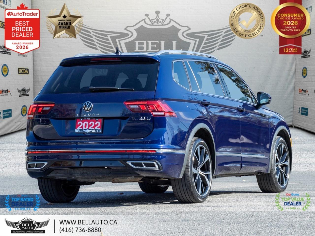 2022 Volkswagen Tiguan Highline R-Line | 7PASS | NAVI | B.CAM | PANO | FENDERAUDIO | WRLSCHRGR | NOACCIDENT Toronto ON