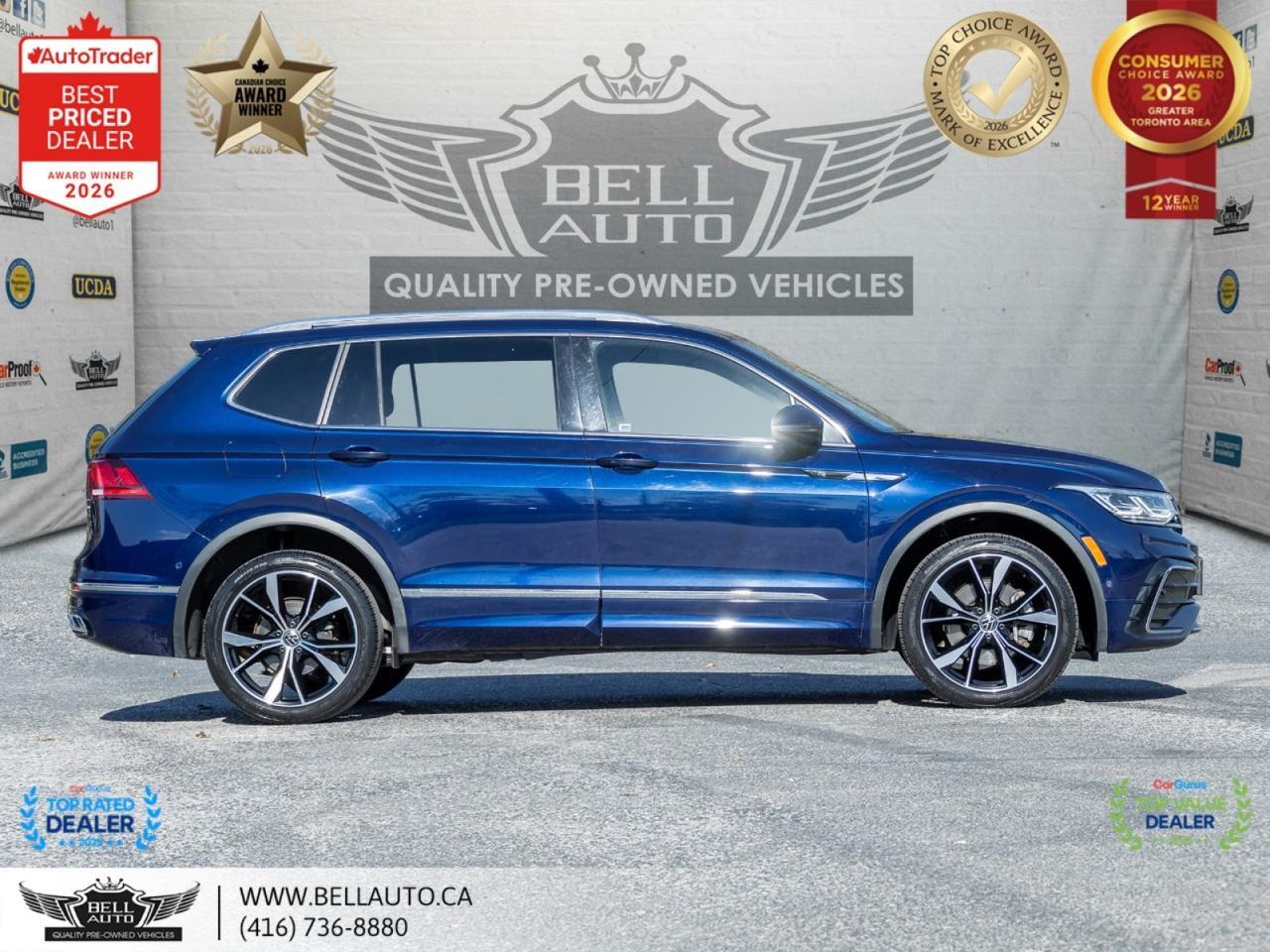 2022 Volkswagen Tiguan Highline R-Line | 7PASS | NAVI | B.CAM | PANO | FENDERAUDIO | WRLSCHRGR | NOACCIDENT Toronto ON