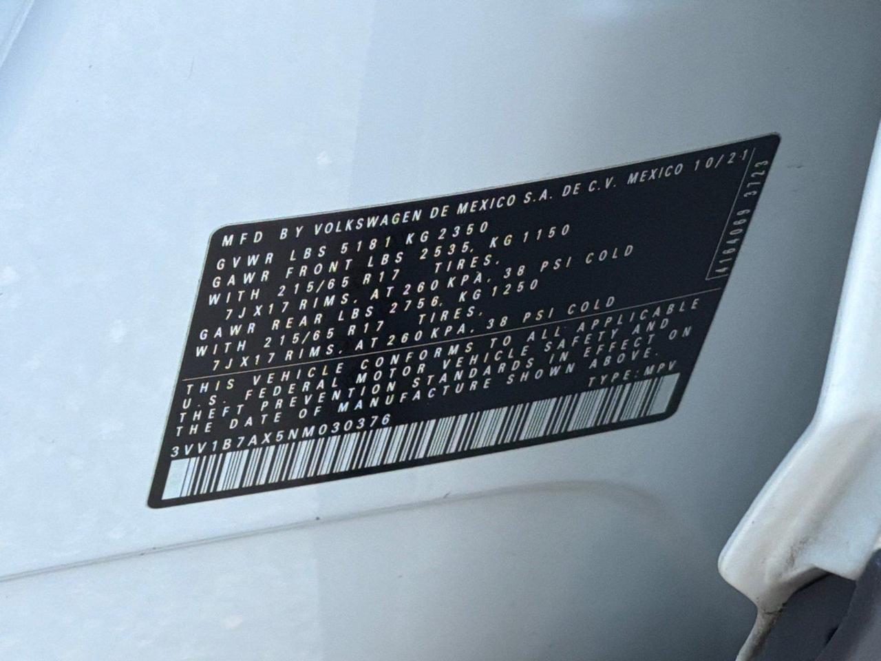 2022 Volkswagen Tiguan S Hagerstown MD