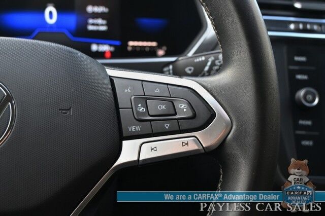 2022 Volkswagen Tiguan SE / AWD / Auto Start / Power & Heated Leather Seats / Panoramic Sunroof / Adaptive Cruise Control / Lane Departure & Blind Spot Alert / Apple CarPlay & Android Auto / Back Up Camera / 29 MPG / 1-Owner Anchorage AK