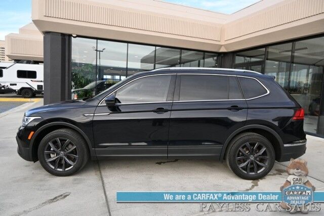 2022 Volkswagen Tiguan SE / AWD / Auto Start / Power & Heated Leather Seats / Panoramic Sunroof / Adaptive Cruise Control / Lane Departure & Blind Spot Alert / Apple CarPlay & Android Auto / Back Up Camera / 29 MPG / 1-Owner Anchorage AK