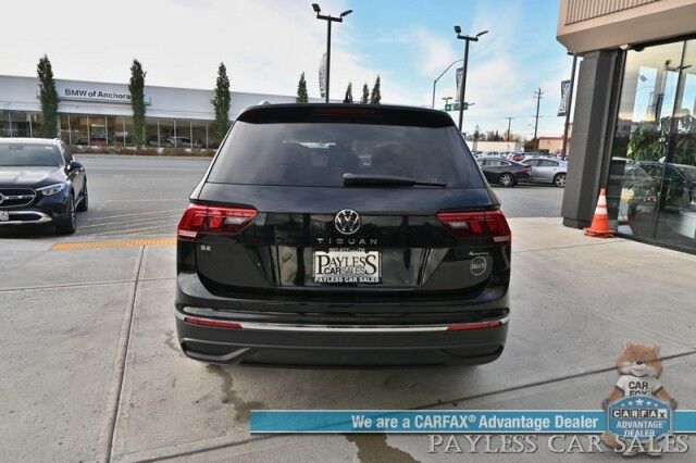 2022 Volkswagen Tiguan SE / AWD / Auto Start / Power & Heated Leather Seats / Panoramic Sunroof / Adaptive Cruise Control / Lane Departure & Blind Spot Alert / Apple CarPlay & Android Auto / Back Up Camera / 29 MPG / 1-Owner Anchorage AK