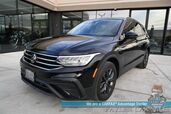 2022 Volkswagen Tiguan SE / AWD / Auto Start / Power & Heated Leather Seats / Panoramic Sunroof / Adaptive Cruise Control / Lane Departure & Blind Spot Alert / Apple CarPlay & Android Auto / Back Up Camera / 29 MPG / 1-Owner