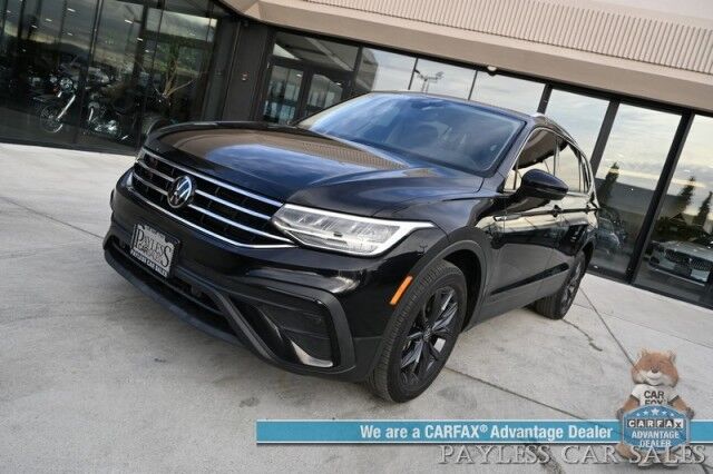 2022 Volkswagen Tiguan SE / AWD / Auto Start / Power & Heated Leather Seats / Panoramic Sunroof / Adaptive Cruise Control / Lane Departure & Blind Spot Alert / Apple CarPlay & Android Auto / Back Up Camera / 29 MPG / 1-Owner Anchorage AK