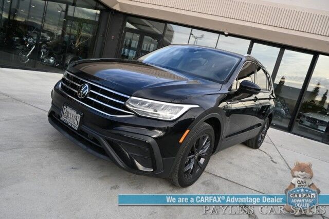 2022 Volkswagen Tiguan SE / AWD / Auto Start / Power & Heated Leather Seats / Panoramic Sunroof / Adaptive Cruise Control / Lane Departure & Blind Spot Alert / Apple CarPlay & Android Auto / Back Up Camera / 29 MPG / 1-Owner Anchorage AK