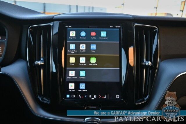 2022 Volvo XC60 B5 Momentum / AWD / Advanced Pkg / Power & Heated Seats / Panoramic Sunroof / NAV / HUD / Lane Departure & Blind Spot Alert / Bluetooth / 360 Camera / Keyless Entry & Start / 28 MPG / 1-Owner Anchorage AK