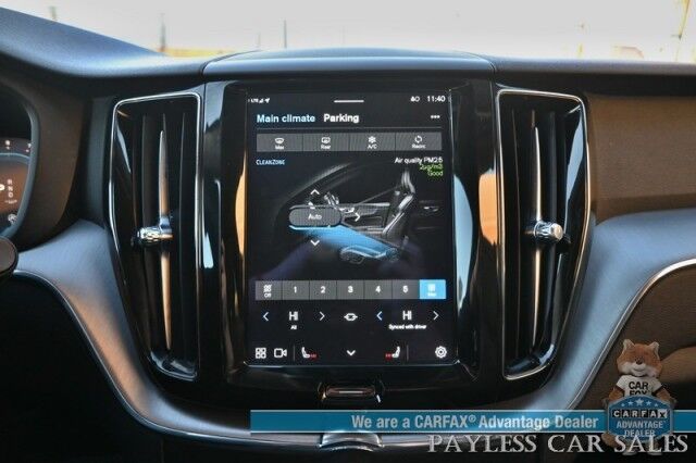 2022 Volvo XC60 B5 Momentum / AWD / Advanced Pkg / Power & Heated Seats / Panoramic Sunroof / NAV / HUD / Lane Departure & Blind Spot Alert / Bluetooth / 360 Camera / Keyless Entry & Start / 28 MPG / 1-Owner Anchorage AK