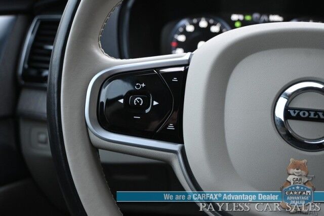 2022 Volvo XC90 Inscription / AWD / Lounge, Climate & Advanced Pkg / Heated & Cooled Leather Seats / Heated Steering / NAV / Sunroof / Bowers & Wilkins Speakers / Air Suspension / Adaptive Cruise / HUD / Back Up Cam / 3rd Row / Seats 6 / Tow Pkg Anchorage AK