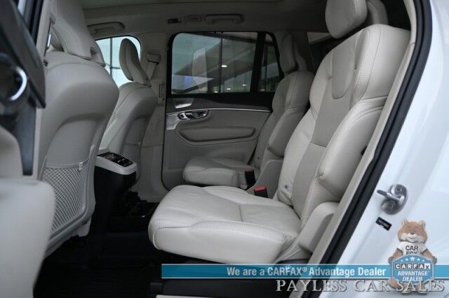 2022 Volvo XC90 Inscription / AWD / Lounge, Climate & Advanced Pkg / Heated & Cooled Leather Seats / Heated Steering / NAV / Sunroof / Bowers & Wilkins Speakers / Air Suspension / Adaptive Cruise / HUD / Back Up Cam / 3rd Row / Seats 6 / Tow Pkg Anchorage AK