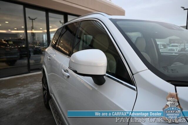 2022 Volvo XC90 Inscription / AWD / Lounge, Climate & Advanced Pkg / Heated & Cooled Leather Seats / Heated Steering / NAV / Sunroof / Bowers & Wilkins Speakers / Air Suspension / Adaptive Cruise / HUD / Back Up Cam / 3rd Row / Seats 6 / Tow Pkg Anchorage AK