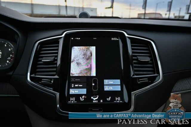 2022 Volvo XC90 Inscription / AWD / Lounge, Climate & Advanced Pkg / Heated & Cooled Leather Seats / Heated Steering / NAV / Sunroof / Bowers & Wilkins Speakers / Air Suspension / Adaptive Cruise / HUD / Back Up Cam / 3rd Row / Seats 6 / Tow Pkg Anchorage AK