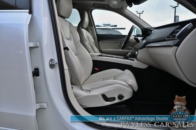 2022 Volvo XC90 Inscription / AWD / Lounge, Climate & Advanced Pkg / Heated & Cooled Leather Seats / Heated Steering / NAV / Sunroof / Bowers & Wilkins Speakers / Air Suspension / Adaptive Cruise / HUD / Back Up Cam / 3rd Row / Seats 6 / Tow Pkg Anchorage AK