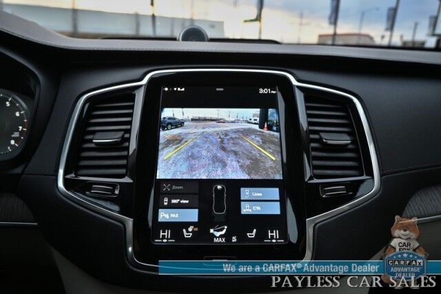 2022 Volvo XC90 Inscription / AWD / Lounge, Climate & Advanced Pkg / Heated & Cooled Leather Seats / Heated Steering / NAV / Sunroof / Bowers & Wilkins Speakers / Air Suspension / Adaptive Cruise / HUD / Back Up Cam / 3rd Row / Seats 6 / Tow Pkg Anchorage AK