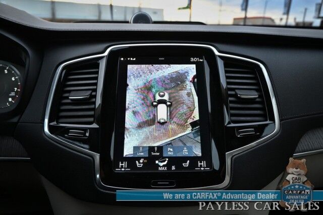 2022 Volvo XC90 Inscription / AWD / Lounge, Climate & Advanced Pkg / Heated & Cooled Leather Seats / Heated Steering / NAV / Sunroof / Bowers & Wilkins Speakers / Air Suspension / Adaptive Cruise / HUD / Back Up Cam / 3rd Row / Seats 6 / Tow Pkg Anchorage AK