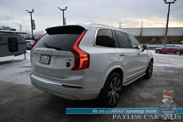 2022 Volvo XC90 Inscription / AWD / Lounge, Climate & Advanced Pkg / Heated & Cooled Leather Seats / Heated Steering / NAV / Sunroof / Bowers & Wilkins Speakers / Air Suspension / Adaptive Cruise / HUD / Back Up Cam / 3rd Row / Seats 6 / Tow Pkg Anchorage AK