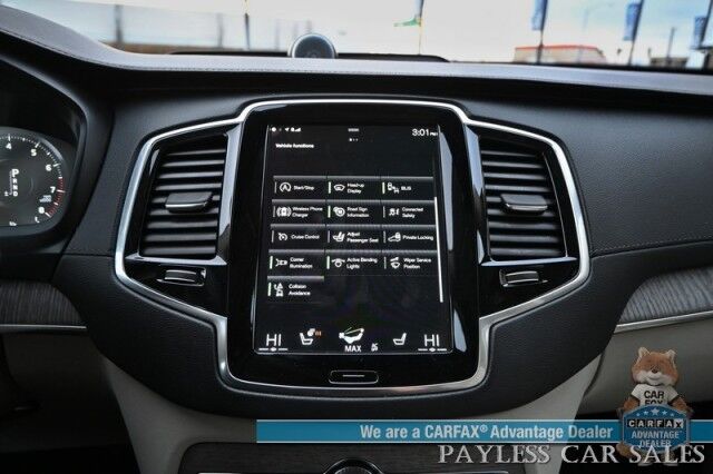 2022 Volvo XC90 Inscription / AWD / Lounge, Climate & Advanced Pkg / Heated & Cooled Leather Seats / Heated Steering / NAV / Sunroof / Bowers & Wilkins Speakers / Air Suspension / Adaptive Cruise / HUD / Back Up Cam / 3rd Row / Seats 6 / Tow Pkg Anchorage AK