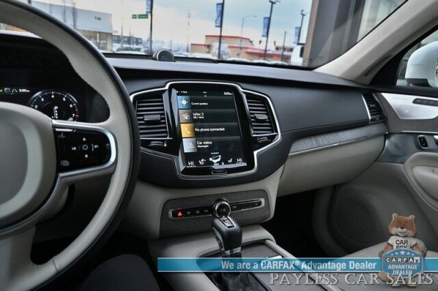 2022 Volvo XC90 Inscription / AWD / Lounge, Climate & Advanced Pkg / Heated & Cooled Leather Seats / Heated Steering / NAV / Sunroof / Bowers & Wilkins Speakers / Air Suspension / Adaptive Cruise / HUD / Back Up Cam / 3rd Row / Seats 6 / Tow Pkg Anchorage AK