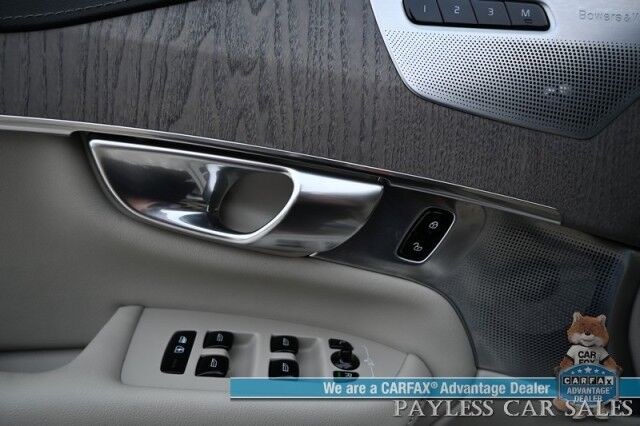 2022 Volvo XC90 Inscription / AWD / Lounge, Climate & Advanced Pkg / Heated & Cooled Leather Seats / Heated Steering / NAV / Sunroof / Bowers & Wilkins Speakers / Air Suspension / Adaptive Cruise / HUD / Back Up Cam / 3rd Row / Seats 6 / Tow Pkg Anchorage AK
