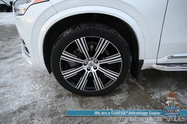 2022 Volvo XC90 Inscription / AWD / Lounge, Climate & Advanced Pkg / Heated & Cooled Leather Seats / Heated Steering / NAV / Sunroof / Bowers & Wilkins Speakers / Air Suspension / Adaptive Cruise / HUD / Back Up Cam / 3rd Row / Seats 6 / Tow Pkg Anchorage AK