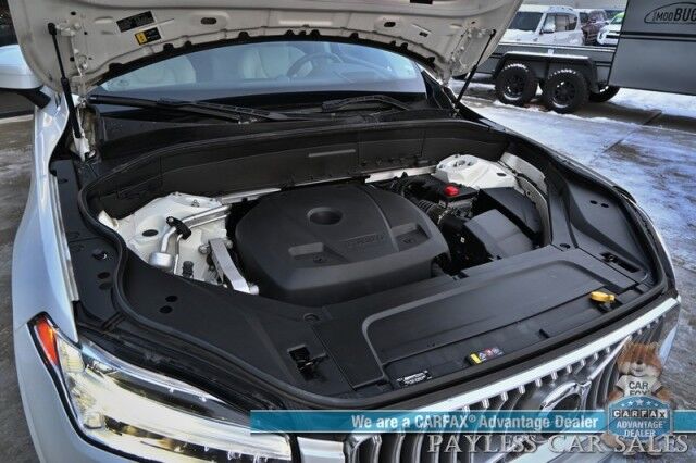 2022 Volvo XC90 Inscription / AWD / Lounge, Climate & Advanced Pkg / Heated & Cooled Leather Seats / Heated Steering / NAV / Sunroof / Bowers & Wilkins Speakers / Air Suspension / Adaptive Cruise / HUD / Back Up Cam / 3rd Row / Seats 6 / Tow Pkg Anchorage AK