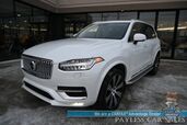 2022 Volvo XC90 Inscription / AWD / Lounge Pkg / Climate Pkg / Advanced Pkg / Heated & Cooled Leather Seats / Heated Steering / NAV / Sunroof / Bowers & Wilkins Speakers / Air Suspension / Adaptive Cruise / HUD / 360 Surround View Camera/ 3rd Row / Seats 6 / Tow Pkg