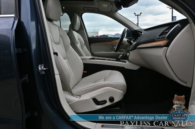 2022 Volvo XC90 Momentum / AWD / Climate Pkg / Front & Rear Heated Leather Seats / Heated Steering Wheel / Panoramic Sunroof / Navigation / Lane Departure & Blind Spot Alert / Apple CarPlay & Android Auto / 3rd Row / Seats 7 / 27 MPG Anchorage AK