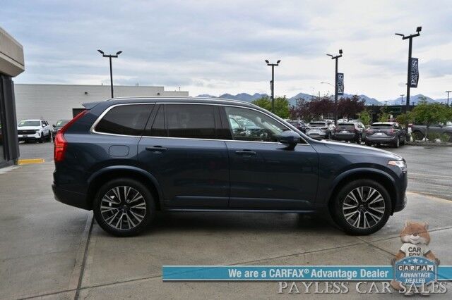 2022 Volvo XC90 Momentum / AWD / Climate Pkg / Front & Rear Heated Leather Seats / Heated Steering Wheel / Panoramic Sunroof / Navigation / Lane Departure & Blind Spot Alert / Apple CarPlay & Android Auto / 3rd Row / Seats 7 / 27 MPG Anchorage AK