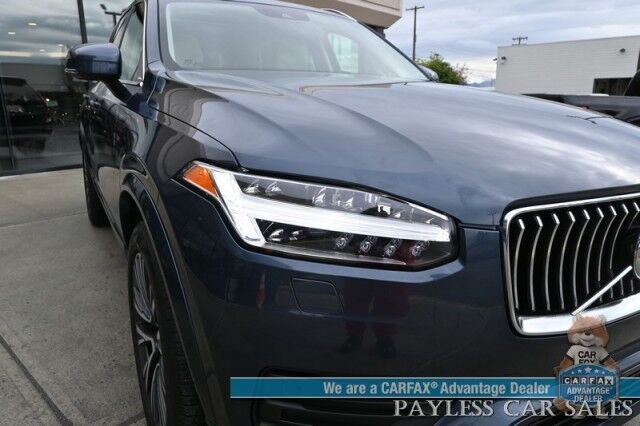 2022 Volvo XC90 Momentum / AWD / Climate Pkg / Front & Rear Heated Leather Seats / Heated Steering Wheel / Panoramic Sunroof / Navigation / Lane Departure & Blind Spot Alert / Apple CarPlay & Android Auto / 3rd Row / Seats 7 / 27 MPG Anchorage AK