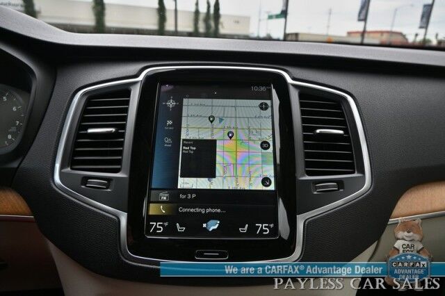 2022 Volvo XC90 Momentum / AWD / Climate Pkg / Front & Rear Heated Leather Seats / Heated Steering Wheel / Panoramic Sunroof / Navigation / Lane Departure & Blind Spot Alert / Apple CarPlay & Android Auto / 3rd Row / Seats 7 / 27 MPG Anchorage AK