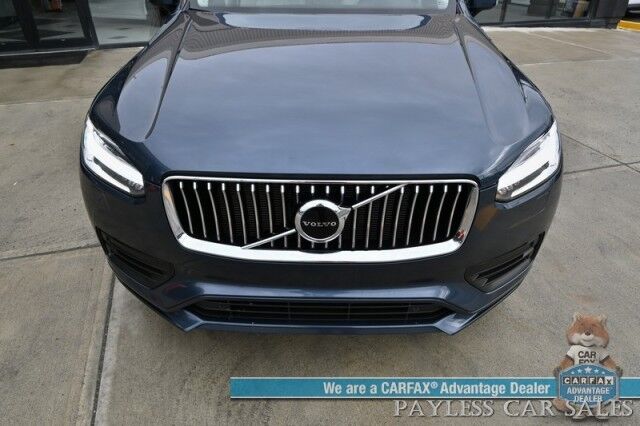 2022 Volvo XC90 Momentum / AWD / Climate Pkg / Front & Rear Heated Leather Seats / Heated Steering Wheel / Panoramic Sunroof / Navigation / Lane Departure & Blind Spot Alert / Apple CarPlay & Android Auto / 3rd Row / Seats 7 / 27 MPG Anchorage AK