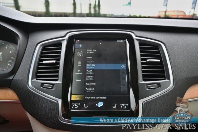 2022 Volvo XC90 Momentum / AWD / Climate Pkg / Front & Rear Heated Leather Seats / Heated Steering Wheel / Panoramic Sunroof / Navigation / Lane Departure & Blind Spot Alert / Apple CarPlay & Android Auto / 3rd Row / Seats 7 / 27 MPG Anchorage AK
