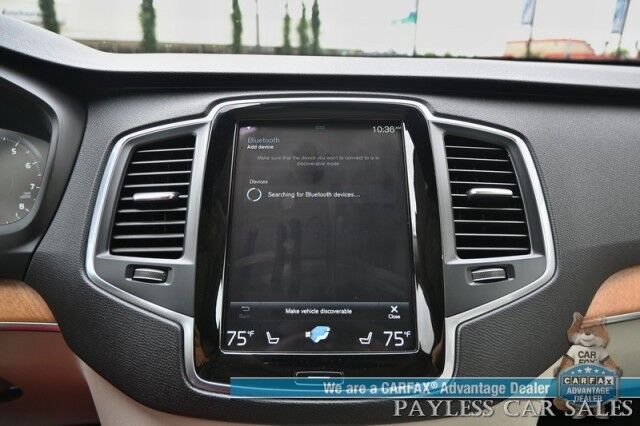 2022 Volvo XC90 Momentum / AWD / Climate Pkg / Front & Rear Heated Leather Seats / Heated Steering Wheel / Panoramic Sunroof / Navigation / Lane Departure & Blind Spot Alert / Apple CarPlay & Android Auto / 3rd Row / Seats 7 / 27 MPG Anchorage AK