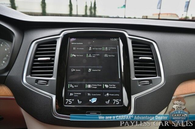 2022 Volvo XC90 Momentum / AWD / Climate Pkg / Front & Rear Heated Leather Seats / Heated Steering Wheel / Panoramic Sunroof / Navigation / Lane Departure & Blind Spot Alert / Apple CarPlay & Android Auto / 3rd Row / Seats 7 / 27 MPG Anchorage AK