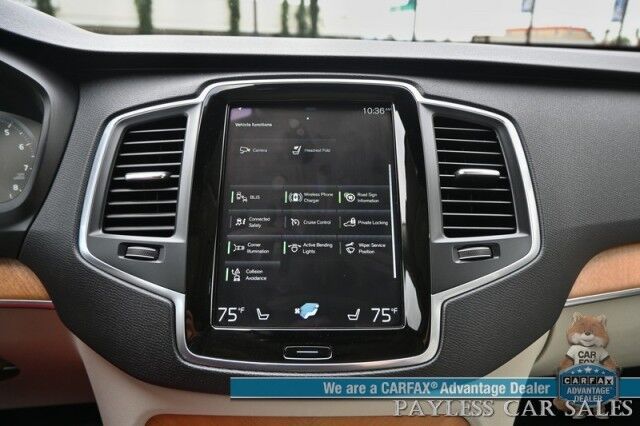 2022 Volvo XC90 Momentum / AWD / Climate Pkg / Front & Rear Heated Leather Seats / Heated Steering Wheel / Panoramic Sunroof / Navigation / Lane Departure & Blind Spot Alert / Apple CarPlay & Android Auto / 3rd Row / Seats 7 / 27 MPG Anchorage AK