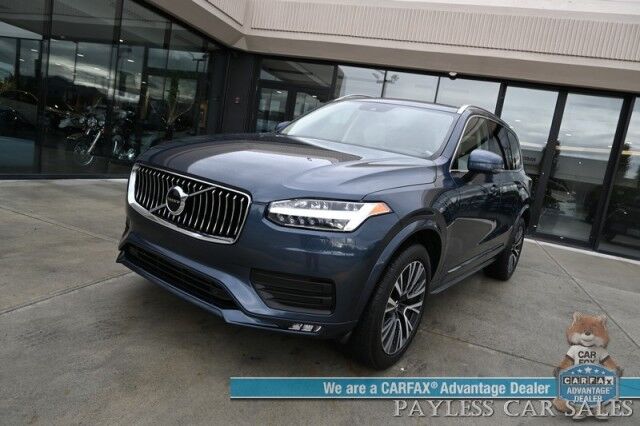 2022 Volvo XC90 Momentum / AWD / Climate Pkg / Front & Rear Heated Leather Seats / Heated Steering Wheel / Panoramic Sunroof / Navigation / Lane Departure & Blind Spot Alert / Apple CarPlay & Android Auto / 3rd Row / Seats 7 / 27 MPG Anchorage AK