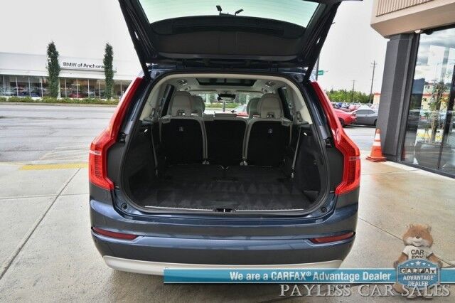 2022 Volvo XC90 Momentum / AWD / Climate Pkg / Front & Rear Heated Leather Seats / Heated Steering Wheel / Panoramic Sunroof / Navigation / Lane Departure & Blind Spot Alert / Apple CarPlay & Android Auto / 3rd Row / Seats 7 / 27 MPG Anchorage AK