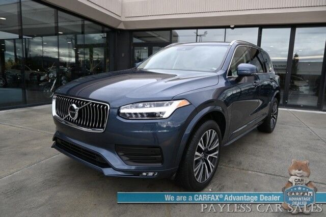 2022 Volvo XC90 Momentum / AWD / Climate Pkg / Front & Rear Heated Leather Seats / Heated Steering Wheel / Panoramic Sunroof / Navigation / Lane Departure & Blind Spot Alert / Apple CarPlay & Android Auto / 3rd Row / Seats 7 / 27 MPG Anchorage AK